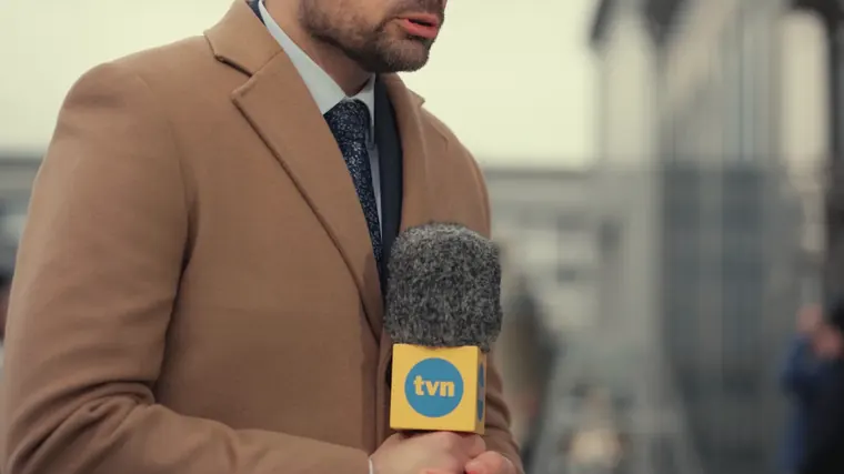 Entrevista para a TV no dia do lançamento